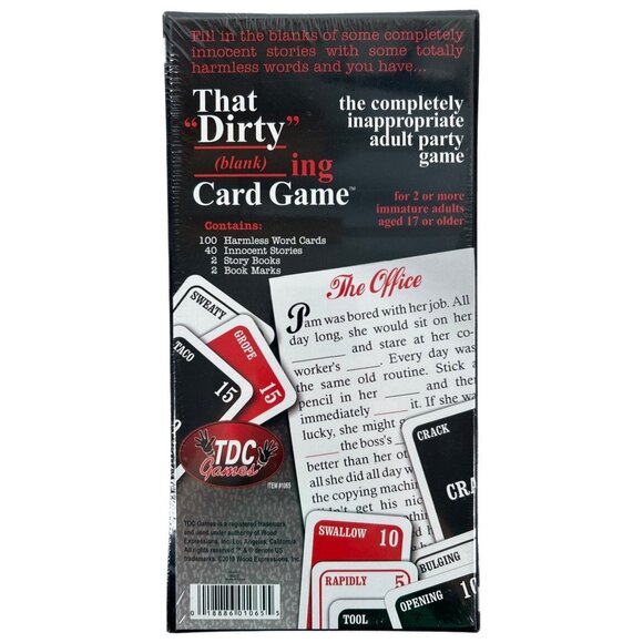 TDC Games That Dirty Blanking Card Game Adult 17+ - Picture 3 of 7